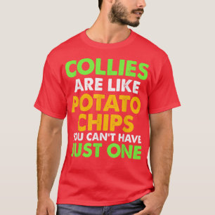 Camiseta As polícias bonitas são como batatas fritas.