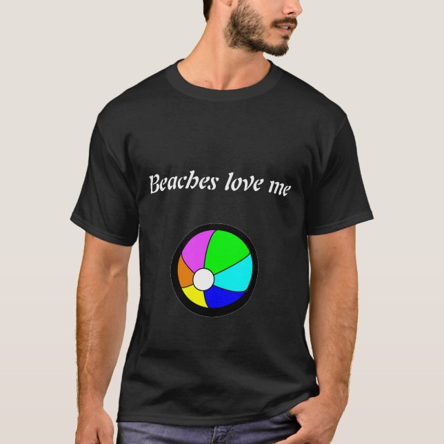 Camiseta As praias me amam (Frente)