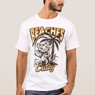 Camiseta As Praias São Loucas