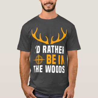Camiseta As Preferencialmentes De Caça De Caçadores De Deer