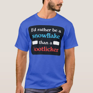 Camiseta As Preferencialmentes De Id São Um Floco De Neve Q