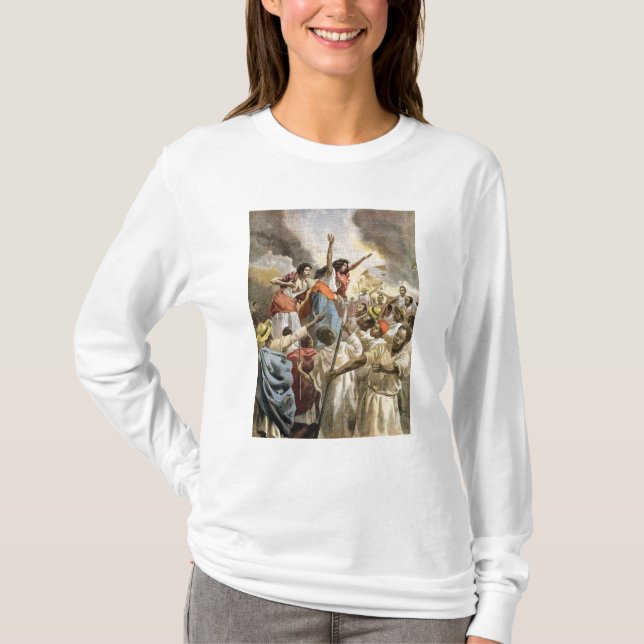 Camiseta As princesas reais Preaching a Guerra Santa (Frente)