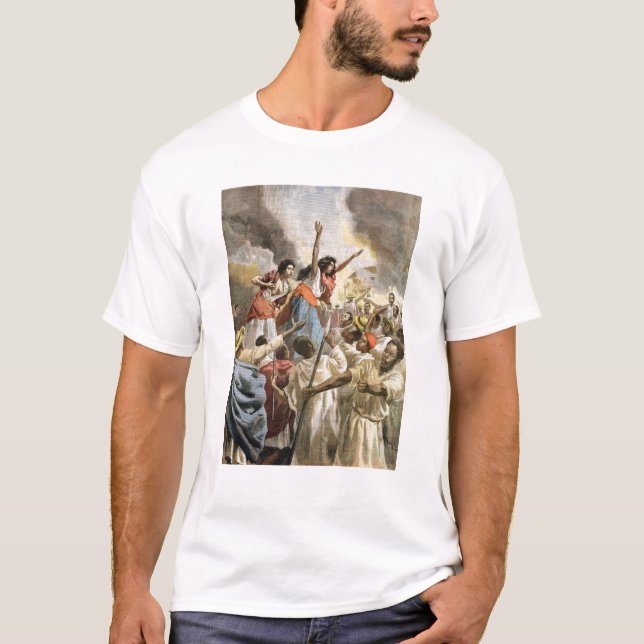 Camiseta As princesas reais Preaching a Guerra Santa (Frente)