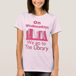 Camiseta Às quartas-feiras vamos à Biblioteca
