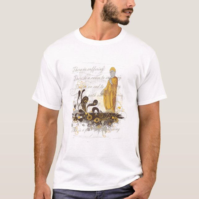 Camiseta As quatro verdades nobres (Frente)