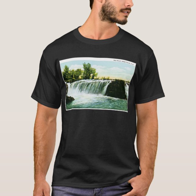 Camiseta As quedas, Sioux Falls, South Dakota (Frente)