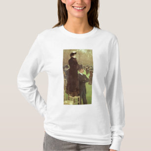 Camiseta As raças em Auteuil, Paris (óleo em canvas)