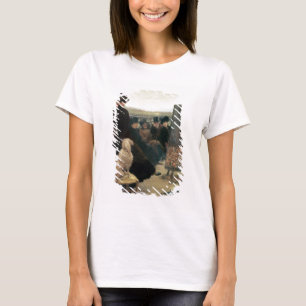 Camiseta As raças em Auteuil, parte de um triptych (óleo