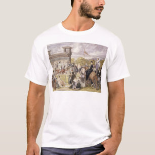 Camiseta As raças em Longchamp em 1874