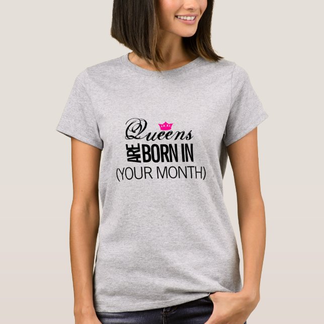 Camiseta As rainhas estão a nascer... (Frente)