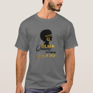 Camiseta As Rainhas Negras Afro-Americanas Estão A Nascer