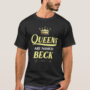 Camiseta As Rainhas São Chamadas De Apelido De Presente BEC