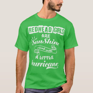 Camiseta As raparigas ruivas estão à luz do sol misturadas