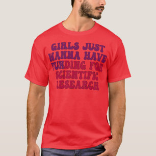 Camiseta As raparigas só querem ter financiamento para a ár