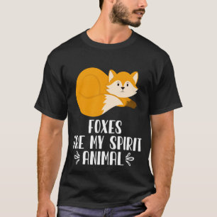 Camiseta As Raposas São O Meu Animal Espirituoso