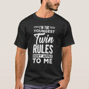Camiseta As Regras Mais Novas Não Aplicam O Aniversário Idê