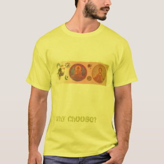 Camiseta As religiões, por que escolhem?