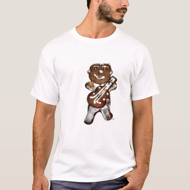 Camiseta As rochas do homem de pão-de-espécie (Frente)