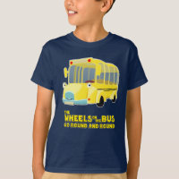 As rodas no ônibus vão circularmente