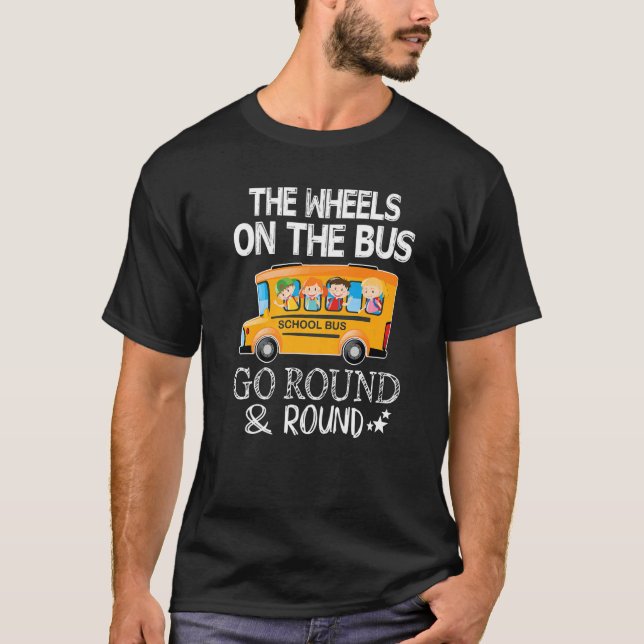 Camiseta As Rodas No Ônibus Voltam Para S (Frente)