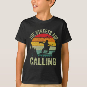 Camiseta As Ruas Estão Chamando Eu Skate