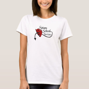 Camiseta As satãs educam para o t-shirt das meninas