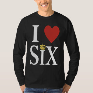 Camiseta As Seis esposas de Henrique VIII seis o musical T