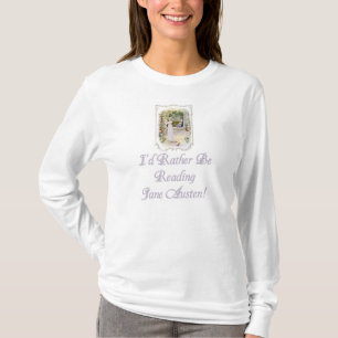 Camiseta As senhoras de IRBR Jane Austen iluminam Slv longo