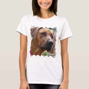 Camiseta As senhoras de Rhodesian Ridgeback couberam o