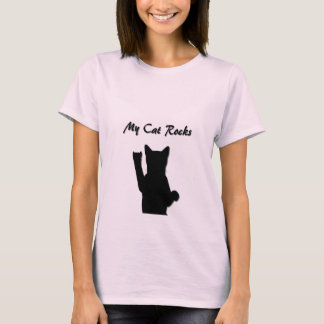 Camiseta As senhoras do gato de Rockin couberam a boneca