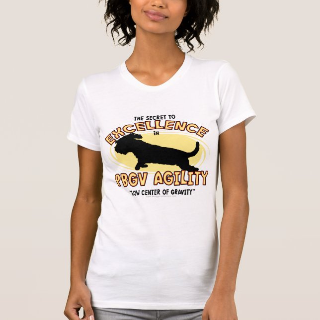 Camiseta As senhoras secretas da agilidade PBGV destruíram (Frente)