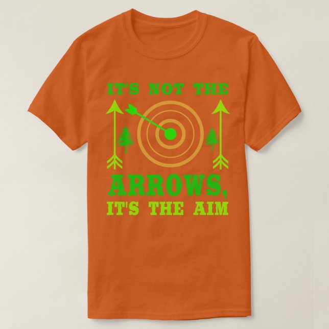 Camiseta As Setas Não São O Objetivo (Frente do Design)