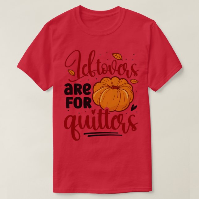Camiseta As sobras são para os separadores1 (Frente do Design)