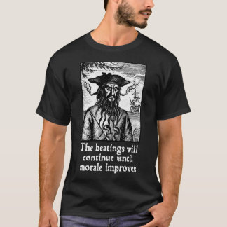 Camiseta As surras continuarão até que a moral melhore g