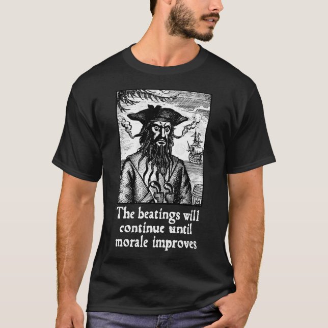 Camiseta As surras continuarão até que a moral melhore g (Frente)