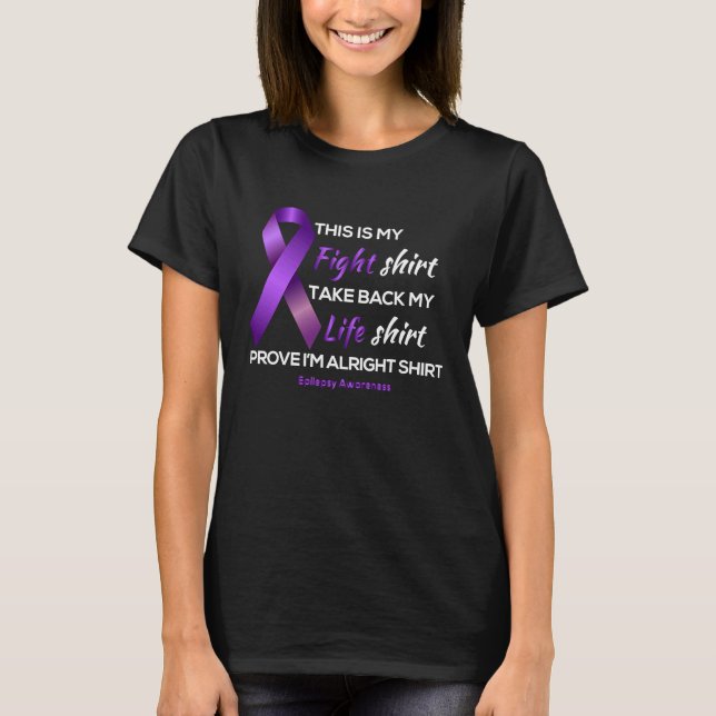 Camiseta AS tees Epilepsy Awareness This is my Fight Life A (Frente)