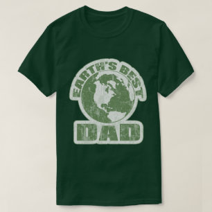 Camiseta As Terras do Melhor Pai Branco e Verde