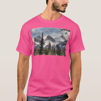 Camiseta As Três Irmãs - As Montanhas Rochosas Canadianas A