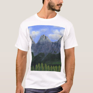 Camiseta As três irmãs em Canmore, Alberta, Canadá