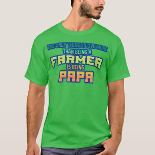 Camiseta As únicas coisas que eu amo mais do que ser agricu