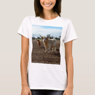 Camiseta As Vacas Altas Malvadas Comem Toda A Culpa,