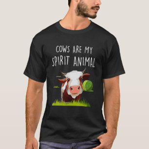 Camiseta As Vacas São A Minha Vaca Espirituosa De Corte Que