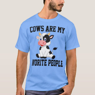 Camiseta As Vacas São As Minhas Pessoas Favoritas Engraçada