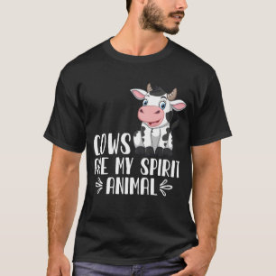Camiseta As Vacas São O Meu Animal Espirituoso
