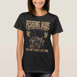 Camiseta As Varas de Pesca São Como Batatas Fritas Você Não