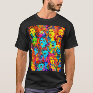 Camiseta As várias reações das mulheres