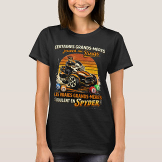 Camiseta as verdadeiras avós dirigem spyder