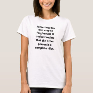 Camiseta Às vezes a primeira etapa