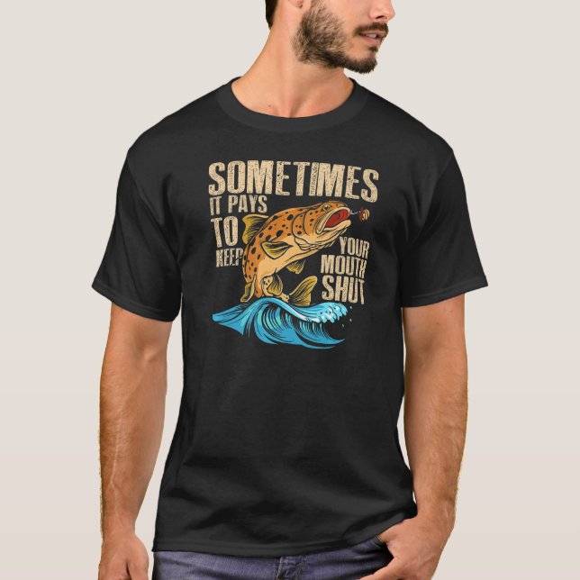 Camiseta Às Vezes É Engraçado Pagar Para Manter A Boca Fech (Frente)