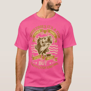 Camiseta Às Vezes É Um Barco De Peixe Que Arrasta O Mar De